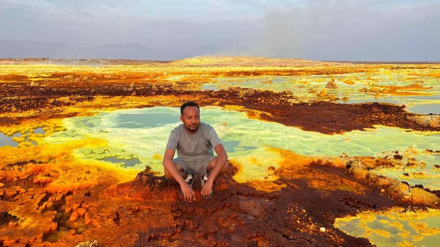 3 Days Desert Adventure: Discover Danakil's Hidden Wonders! - Day 2: Dallol’s sulfur colors and the climb toward Erta Ale