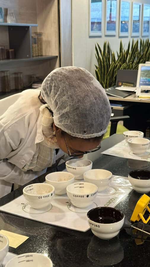 Ethiopia coffee cupping class/Ethiopian food injera making - Starting with Ethiopian coffee cupping