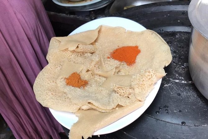 Ethiopian Culinary Tour - Market, Food, Coffee Ceremony & more - Learning to make injera