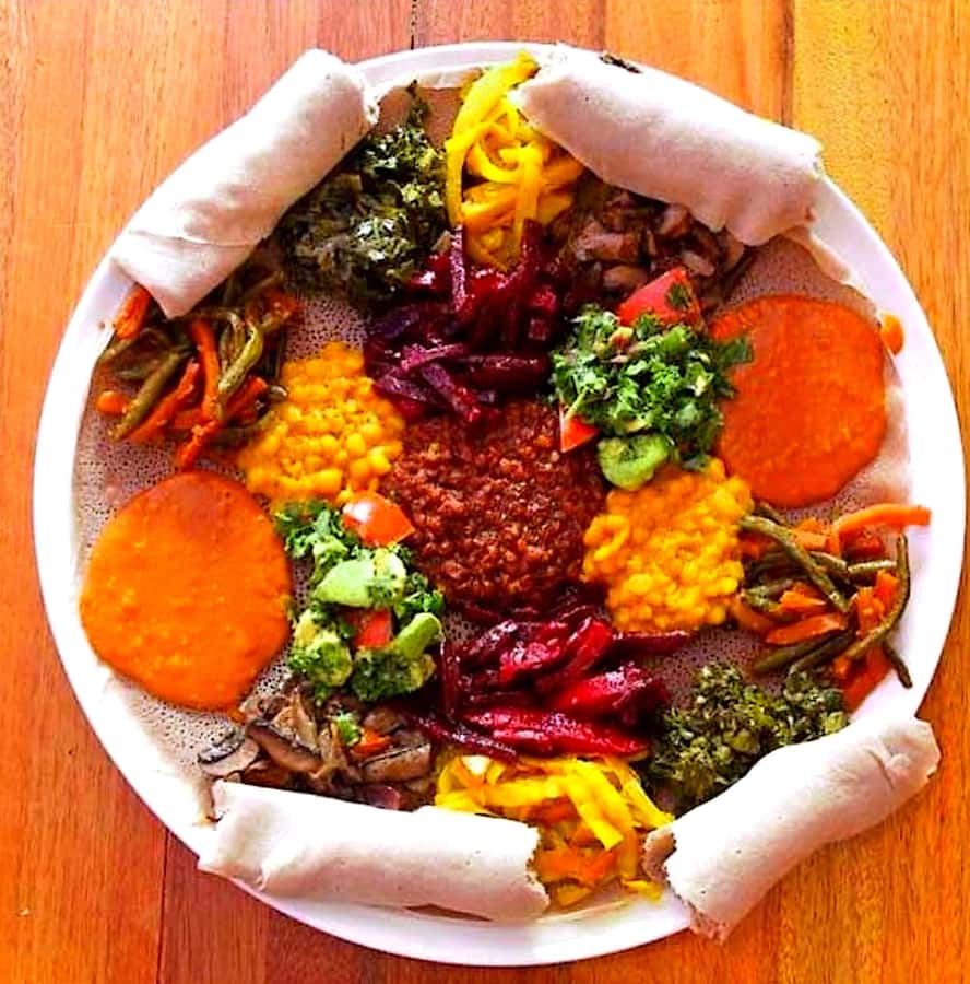 Food tour in Addis Ababa with airport pick-up. - Ethiopian food in one sitting