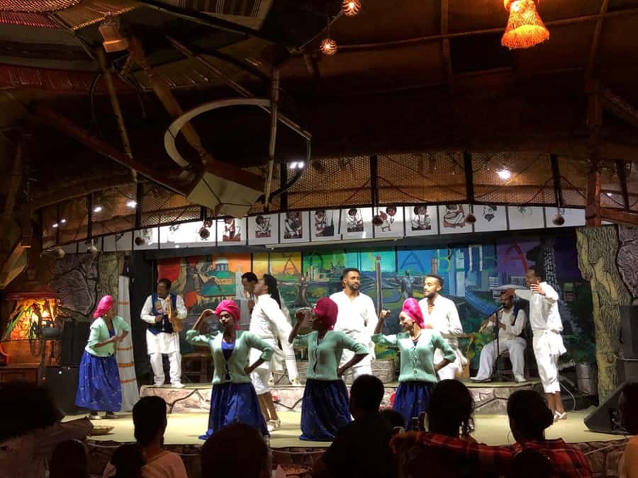 Yod Abyssinia Cultural Night: Dinner, Music, and Dance - Arriving at Yod Abyssinia for dinner