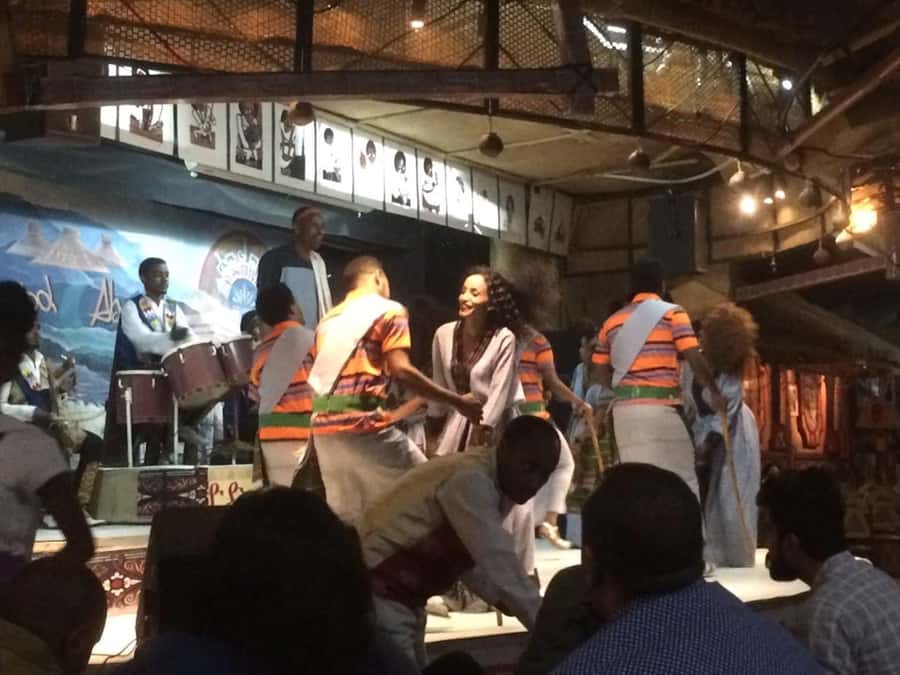 Yod Abyssinia Cultural Night: Dinner, Music, and Dance - How to approach injera, doro wat, and tibs