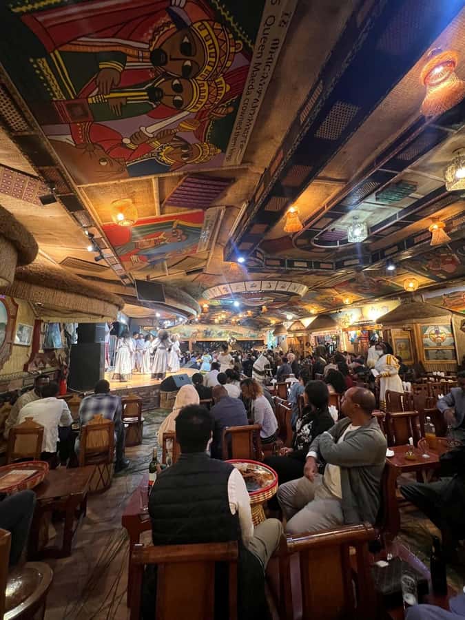 Yod Abyssinia Cultural Night: Dinner, Music, and Dance - Pickup in Addis Ababa and a possible stop at Atmosphere